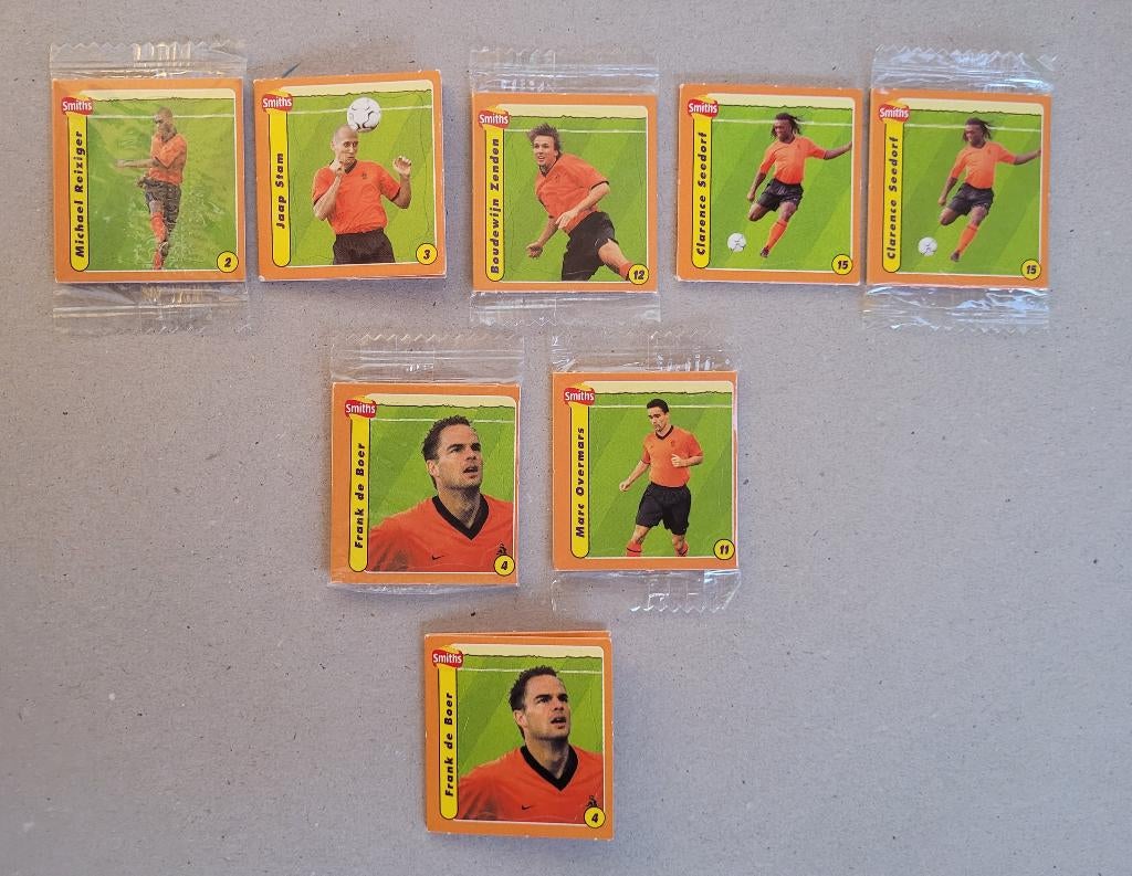 Krasbal kaartjes uit EK 2000 Smiths chips, Ophalen of Verzenden, Spiek, Overige typen