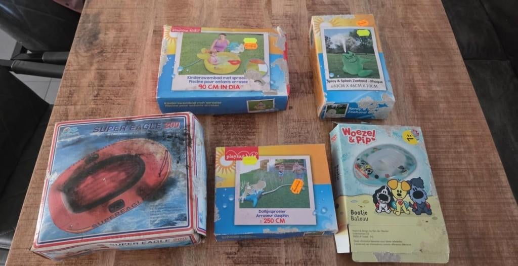 Opblaasbaar Waterspeelgoed / boot / fontein / Watermat, Ophalen of Verzenden, Zo goed als nieuw