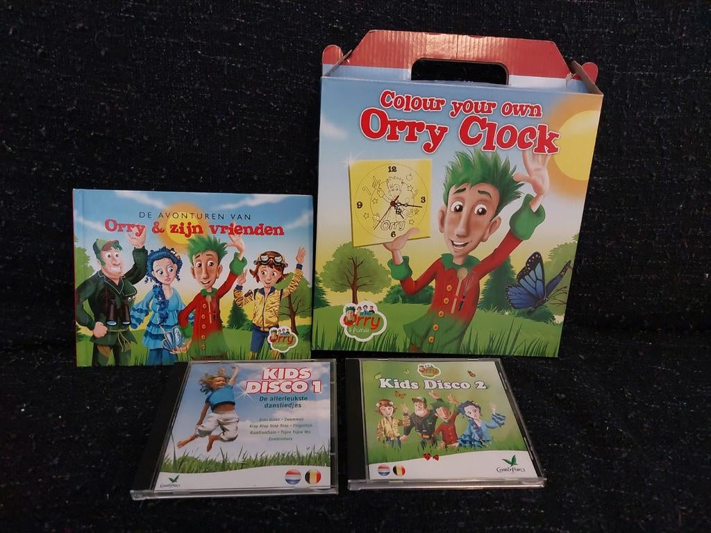 Orry & Friends kinderpakket boek + knutselklok + 2 cd's, Ophalen of Verzenden, Zo goed als nieuw