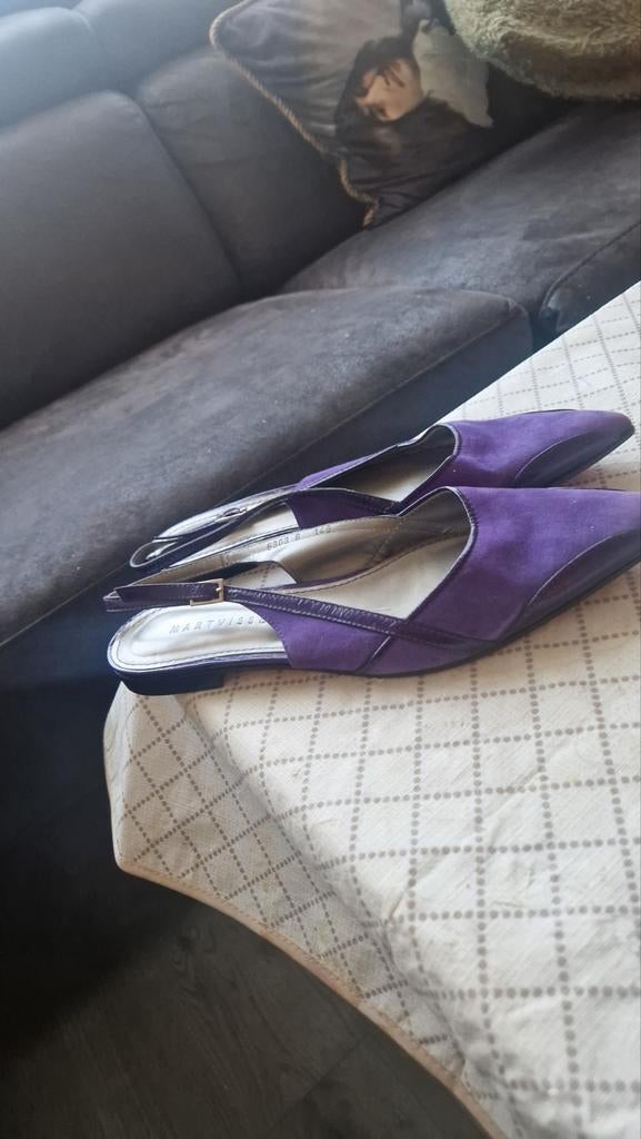 Mart Visser sandalen paars maat 41 (valt als 40), Overige kleuren, Mart Visser, Nieuw, Sandalen of Muiltjes