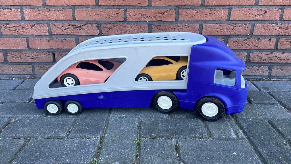 Little Tikes vrachtwagen met 2 auto’s, Ophalen, Gebruikt