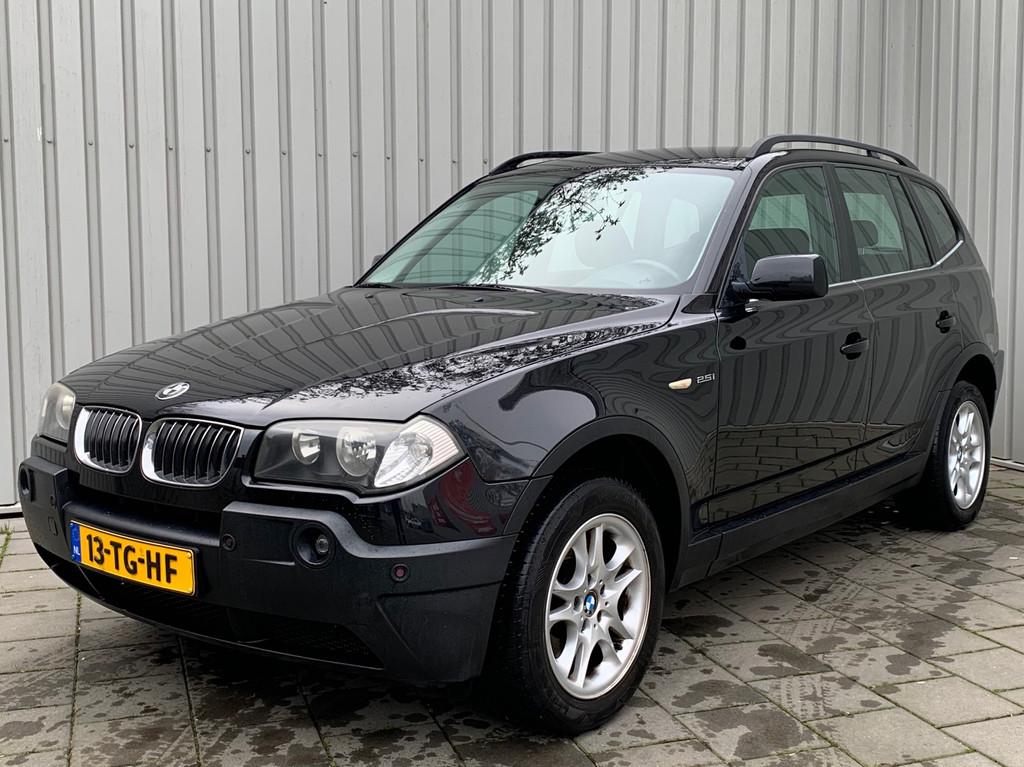 BMW X3 2.5i Executive|Navigatie|Climate Control|, Zwart, Leder en Stof, Zwart, Origineel Nederlands