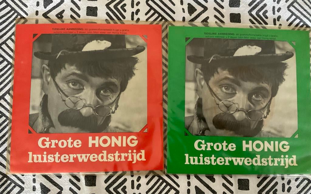 Tom Manders als Dorus - Grote HONIG luisterwedstrijd, Gebruikt, 7 inch, Single, Ophalen of Verzenden