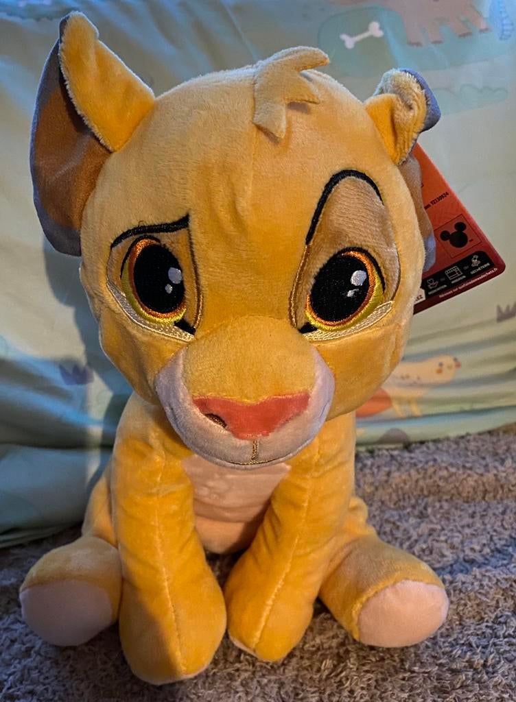 Disney - The Lion King - Simba Knuffel, Verzamelen, Disney, Ophalen of Verzenden, Leeuwenkoning of Jungle Boek, Nieuw, Knuffel