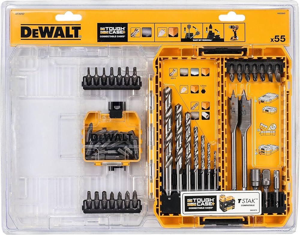 Nieuwe 55-delige Dewalt boor en bit set, Ophalen of Verzenden, Nieuw