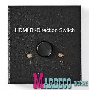 HDMI schakelaar, Switch, Bi-Directionele HDMI Switch, 4K2K, Audio, Tv en Foto, Audiokabels en Televisiekabels, Nedis, Nieuw, Info@marbeco.nl