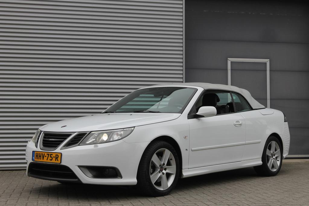 Saab 9-3 Cabrio 1.9 TiD Vector I Aut. I Navi I Leder, Gebruikt, Zwart, 4 cilinders, 4 stoelen