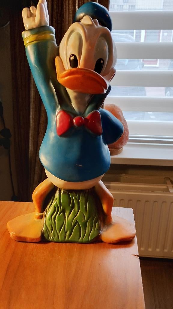 Vintage rubberen Disney Donald Duck periode 1970, Ophalen of Verzenden, Donald Duck, Zo goed als nieuw, Beeldje of Figuurtje