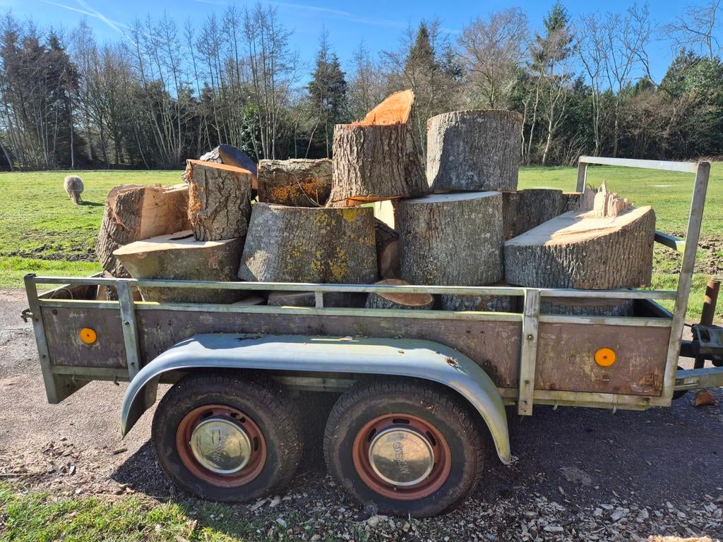 Haardhout blokken kloofklaar, Minder dan 3 m³, Ophalen