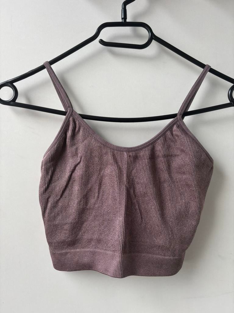Korte top Primark maat XS, Kleding | Dames, Tops, Paars, Ophalen of Verzenden, Zo goed als nieuw, Korte mouw