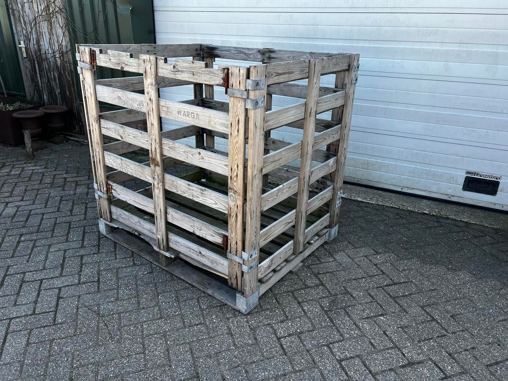 Opklapbare houten kist voor brandhout opslag, Minder dan 3 m³, Ophalen