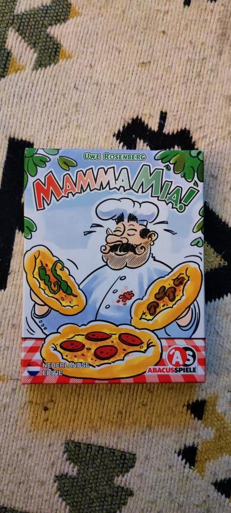 Mamma Mia! Kaartspel - Nederlands - Abacusspiele, Vijf spelers of meer, Ophalen of Verzenden, Zo goed als nieuw, Abacusspiele