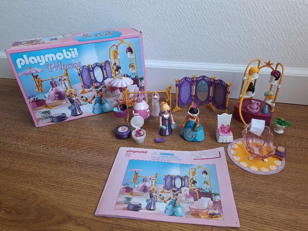Playmobil koninklijke dressing en schoonheidssalon 6850, Ophalen of Verzenden, Gebruikt
