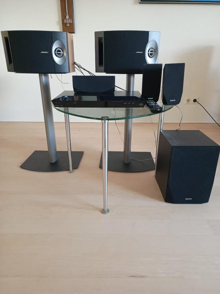 Sony BDV‑E2100 Home Cinema Set + Bose 201V frontspeakers, Gebruikt, Blu-ray-speler, 70 watt of meer, Ophalen of Verzenden