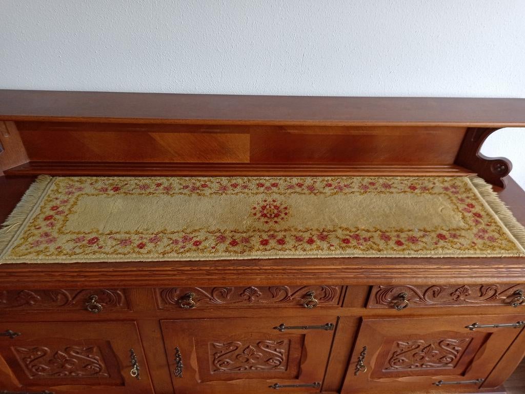 Loper dressoir met bloemenpatroon, Minder dan 50 cm, Gebruikt, 100 tot 150 cm, Overige kleuren