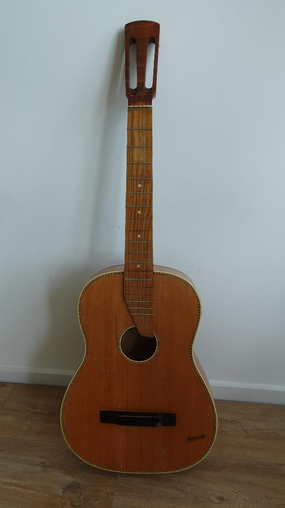 Vintage Klassieke Gitaar van Harmonie - Jaren 60 / 70, Muziek en Instrumenten, Ophalen, Zo goed als nieuw, Overige typen