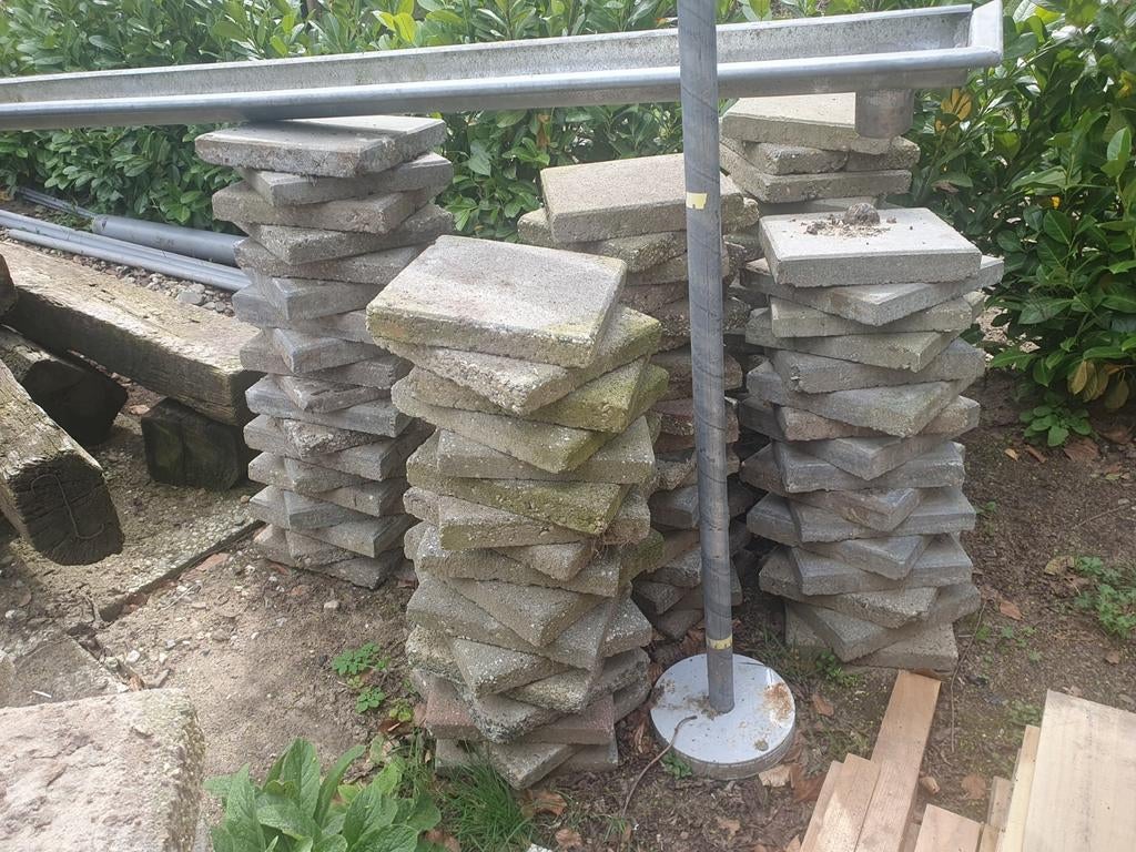Stoeptegels 30x30, verschillende diktes en kleuren, Tuin en Terras, Tegels en Klinkers, Ophalen