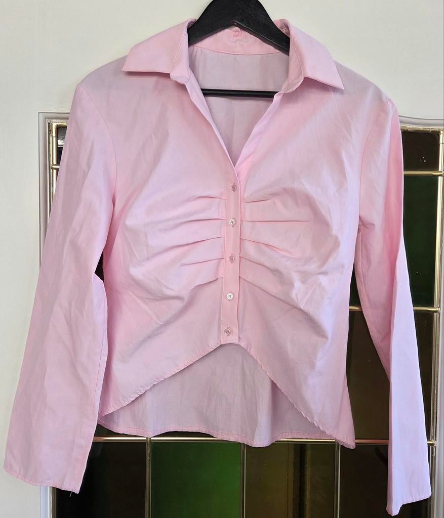 Bershka blouse -apart model- maat S, Nieuw, Roze, Maat 36 (S), Bershka