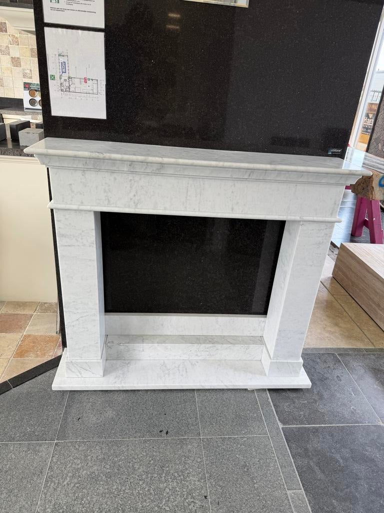 Marmeren schouw - Nieuwstaat, Ophalen, Nieuw, Vrijstaande haard, Overige soorten