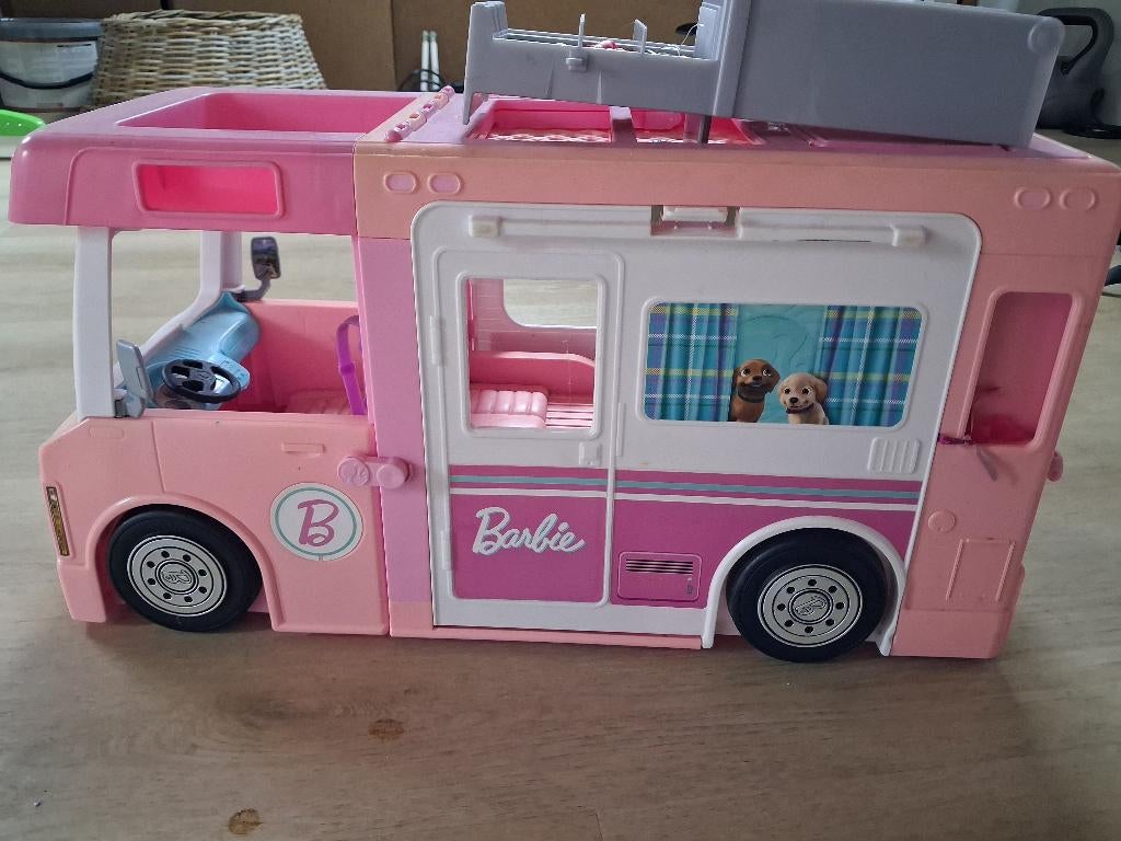 Barbie camper, Ophalen, Gebruikt, Barbie