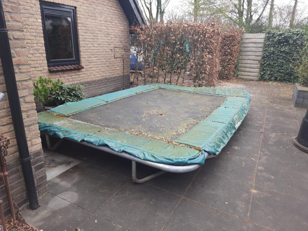 Trampoline, Kinderen en Baby's, Speelgoed | Buiten | Trampolines, Ophalen of Verzenden, Gebruikt