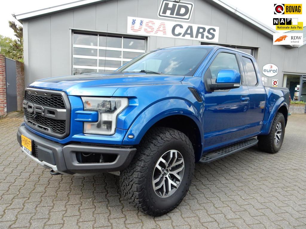 Ford USA RAPTOR F150 RAPTOR 3.5 V6 SuperCab Raptor Met lage, Automaat, Blauw, F-150, Vierwielaandrijving