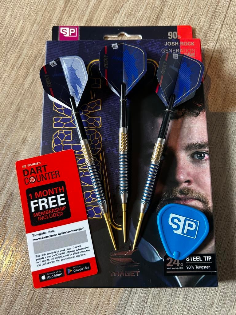 Target Josh rock G1 90% tungsten 24g, Ophalen of Verzenden, Nieuw, Pijlen