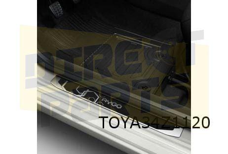 Toyota Aygo Instaplijsten (2x) tekst ''Aygo" design sport Or, -, Verzenden, -, Nieuw