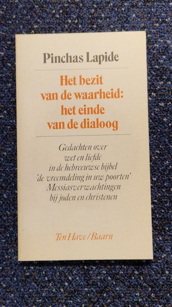 Pinchas Lapide - Het bezit van de waarheid: .., Boeken, Ophalen of Verzenden, Zo goed als nieuw