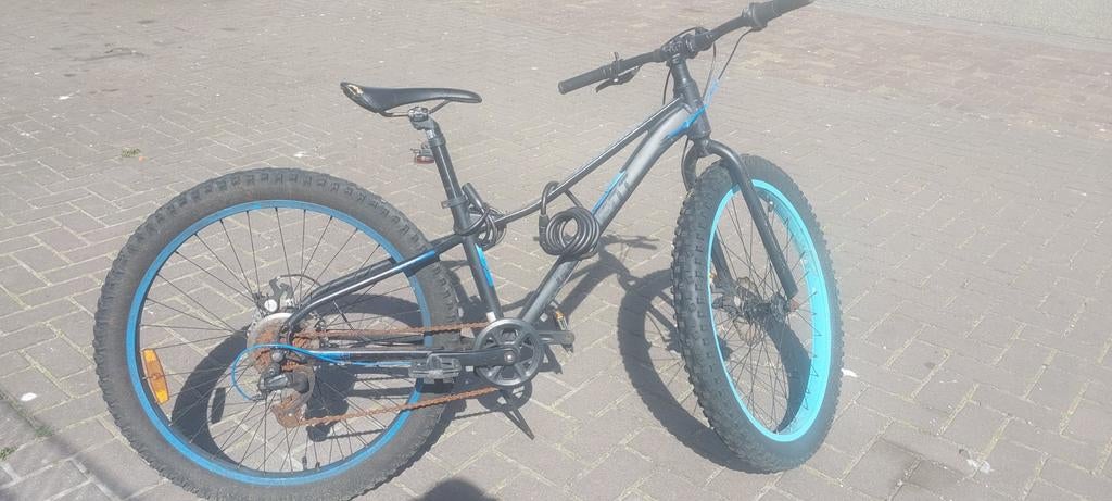 Jongensfiets met brede banden, Ophalen, Gebruikt, 26 inch of meer, Versnellingen