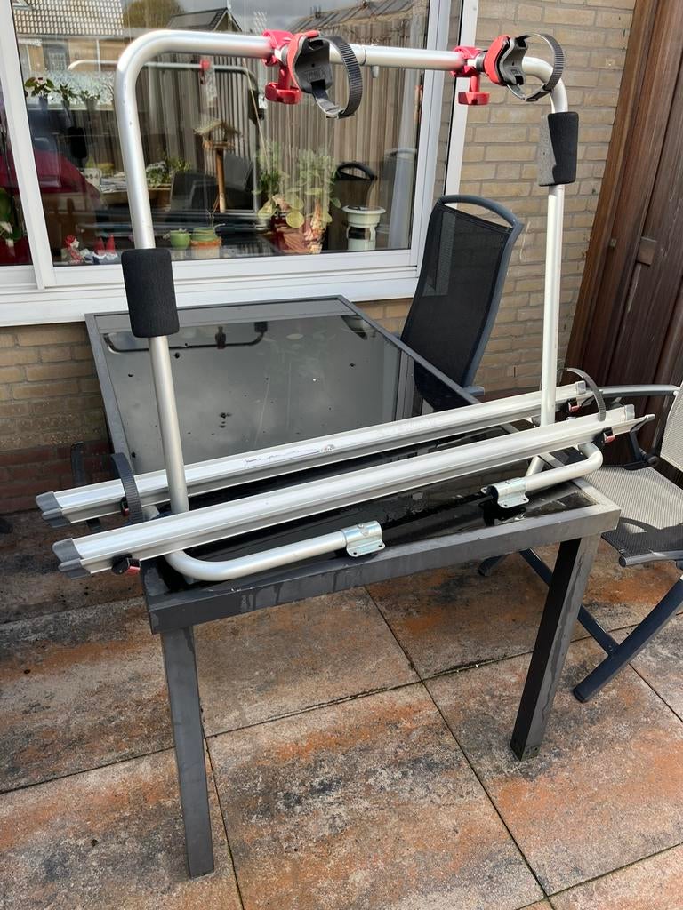 Fietsendrager voor toercaravan, Ophalen of Verzenden, Gebruikt