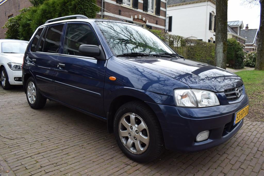 Mazda Demio 1.5 Exclusive Trekhaak, Voorwielaandrijving, 31 €/maand, Blauw, Bedrijf
