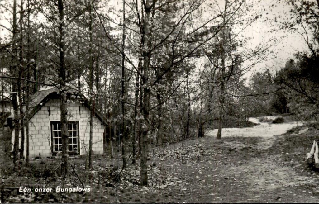 Grollo - Bungalow - De Berenkuil, Verzamelen, Ansichtkaarten | Nederland, Gelopen, Drenthe, 1940 tot 1960, Ophalen of Verzenden