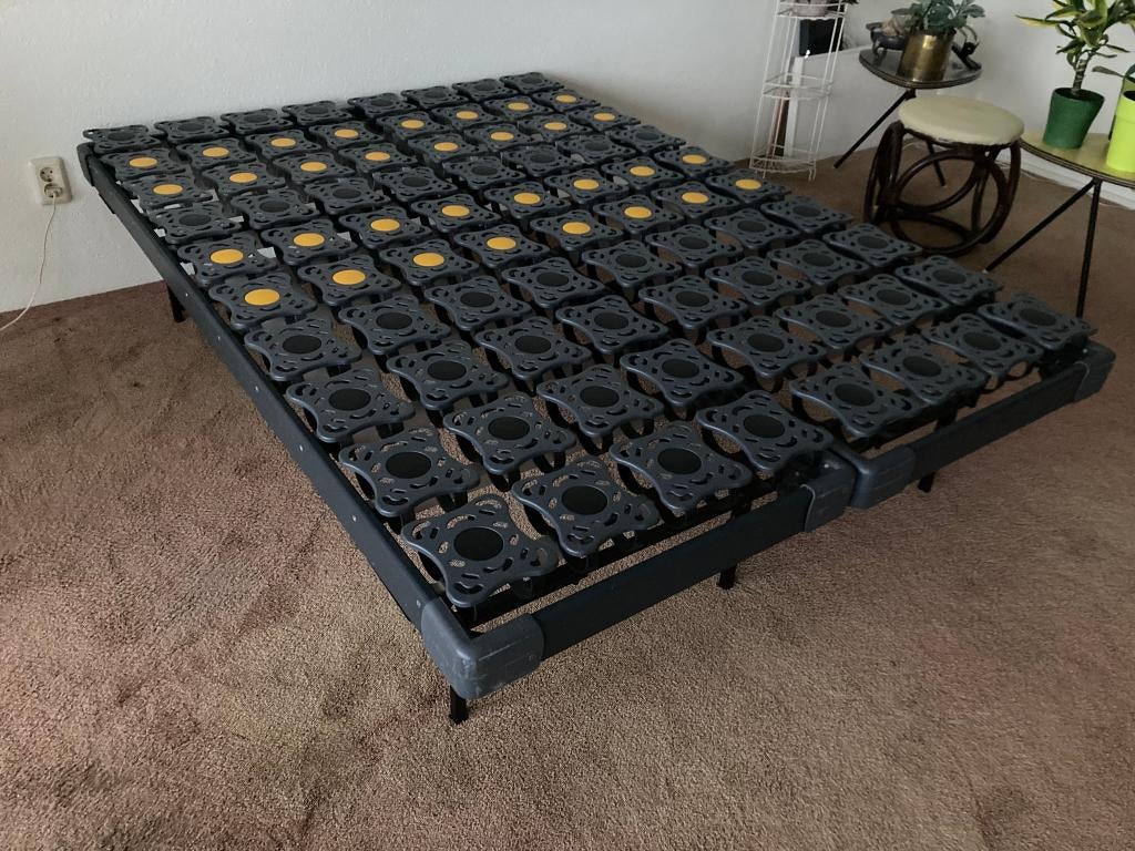 2 schotelbedden discflex 70x200, Huis en Inrichting, Ophalen, Gebruikt, Tweepersoons, 140 cm