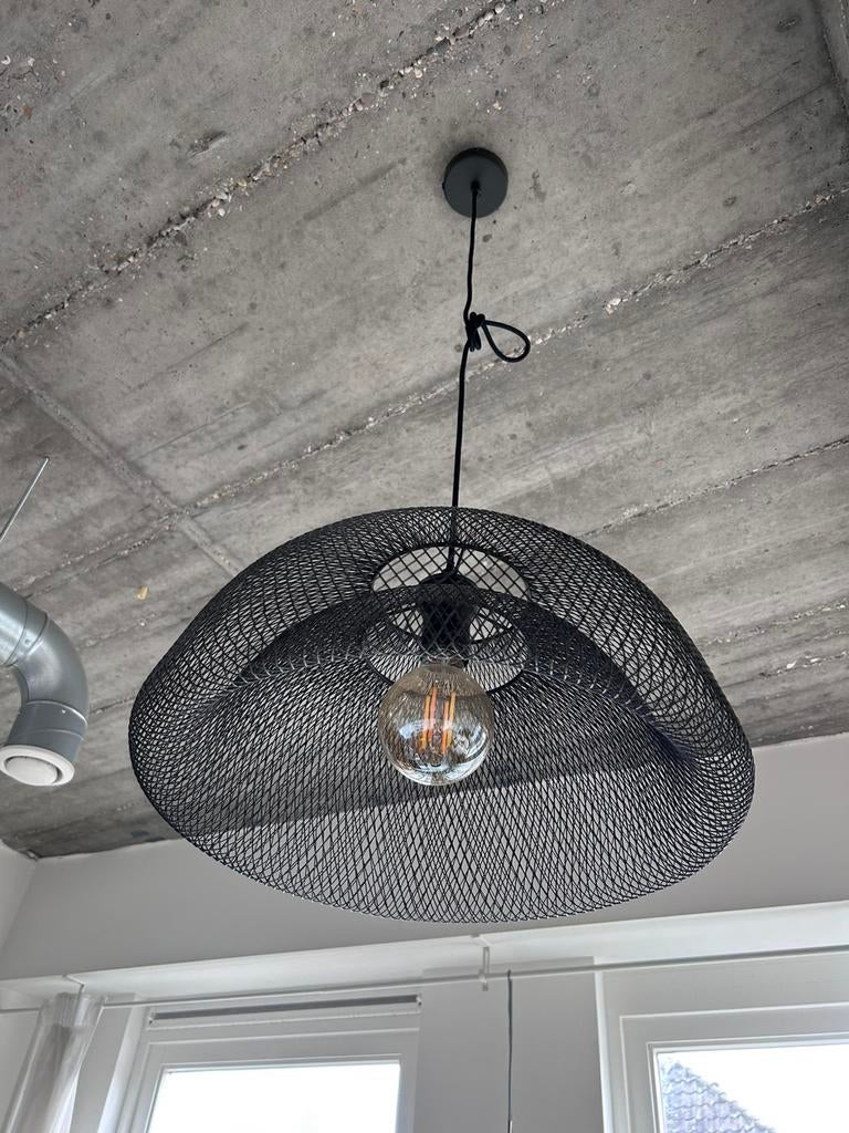 Lucide Hanglamp Mesh – Halfrond Ø50 cm, Ophalen of Verzenden, Zo goed als nieuw, Metaal