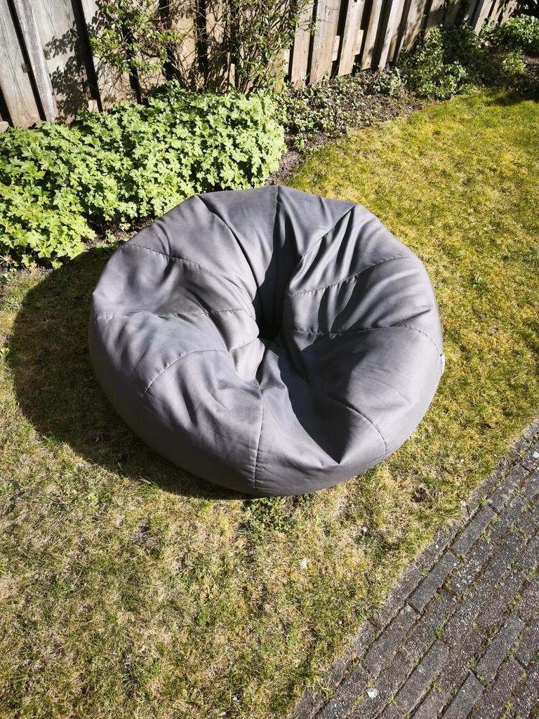 Grijze donut zitzak, Huis en Inrichting, Zitzakken, Ophalen, Gebruikt