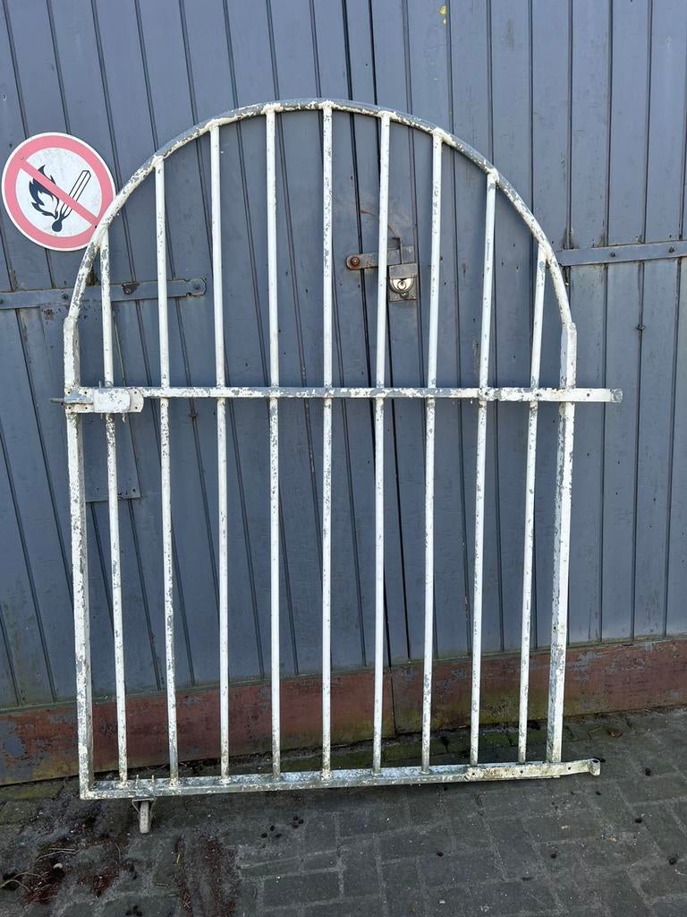 IJzeren hek/poortdeur, Ophalen, Gebruikt, IJzer, Sierhekwerk