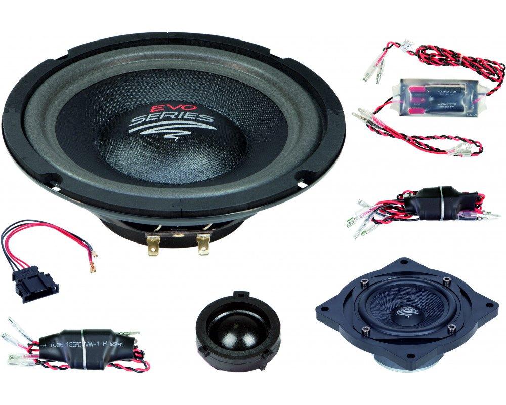 Audio System MFIT VW Golf 5 EVO 2 3 way composet / speakers, Auto diversen, Info@optimount.nl, Nieuw, Ophalen of Verzenden, Anholtseweg 48A 7091 HB DINXPERLO