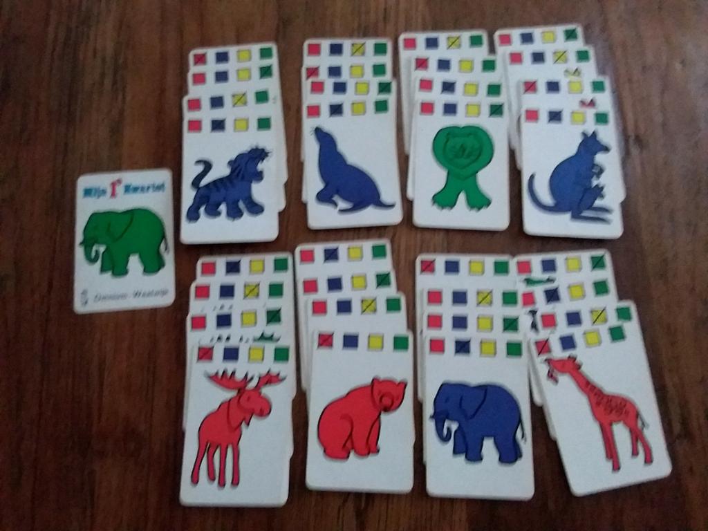 Dick Bruna kwartet  1974   dieren, Verzamelen, Speelkaarten, Jokers en Kwartetten, Ophalen of Verzenden, Gebruikt, Kwartet(ten)