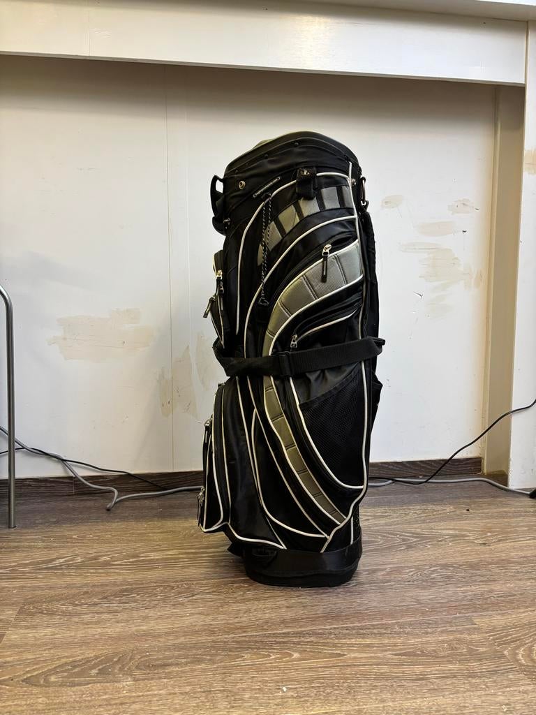 BagBoy Cartbag - Zwart/Grijs Golftas, Sport en Fitness, Golf, Gebruikt, Tas, Overige merken, Ophalen of Verzenden