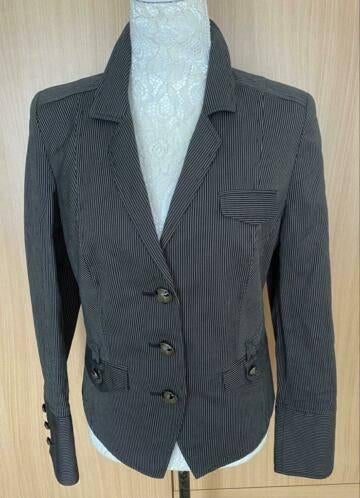 Scarva jasje maat 40 [nr3], Kleding | Dames, Jasjes, Kostuums en Pakken, Zo goed als nieuw, Jasje, Maat 38/40 (M), Zwart, Ophalen of Verzenden