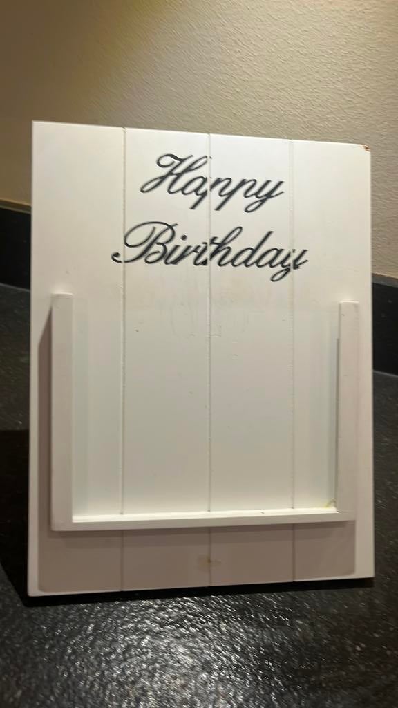 Riviera Maison Happy Birthday verjaardagskalender, Ophalen of Verzenden, Gebruikt