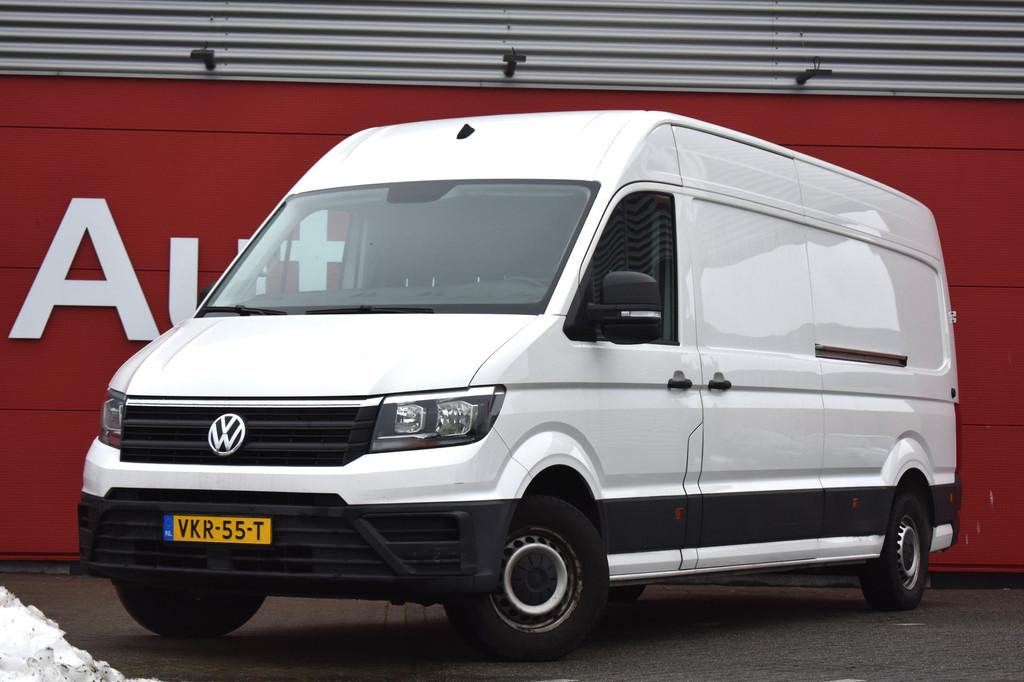 Volkswagen Crafter 35 2.0 TDI L4H3 Trendline Camera | Dubbel, Auto's, Bestelauto's, Stof, Gebruikt, Euro 6, 4 cilinders
