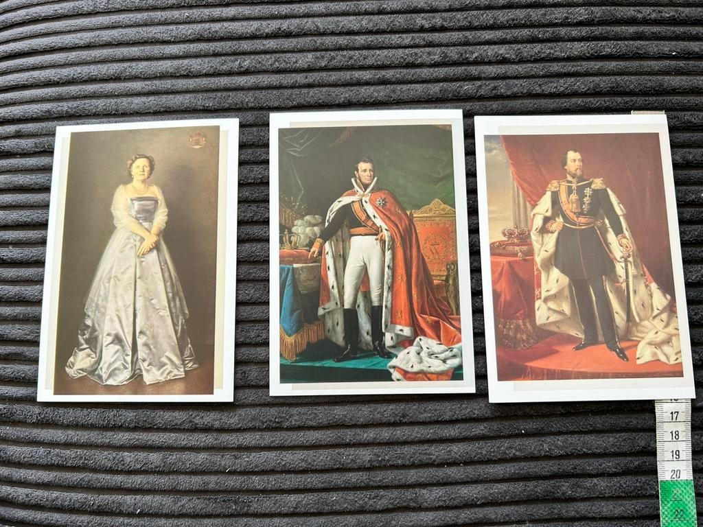 3 x kaart 200 jaar Koninkrijk Nederland, Ophalen of Verzenden, Ongelopen
