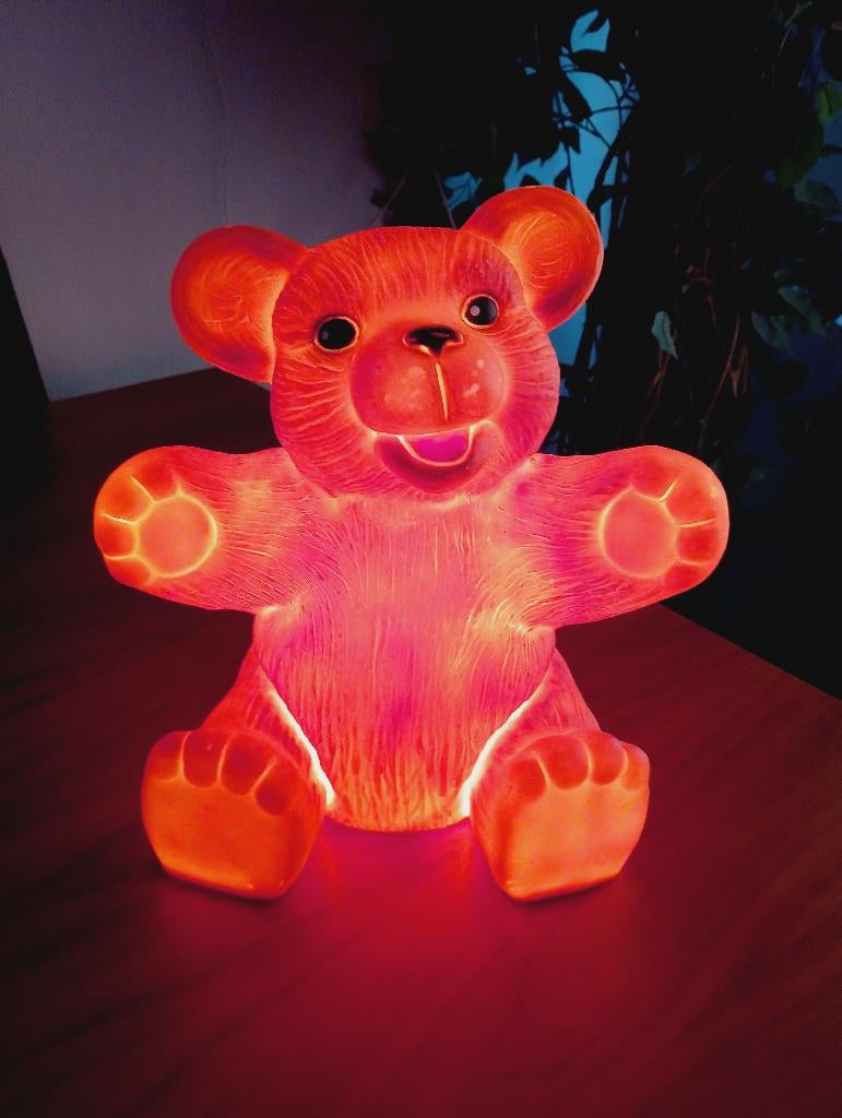 Vintage Heico Germany beren lamp periode jaren 70, Ophalen of Verzenden