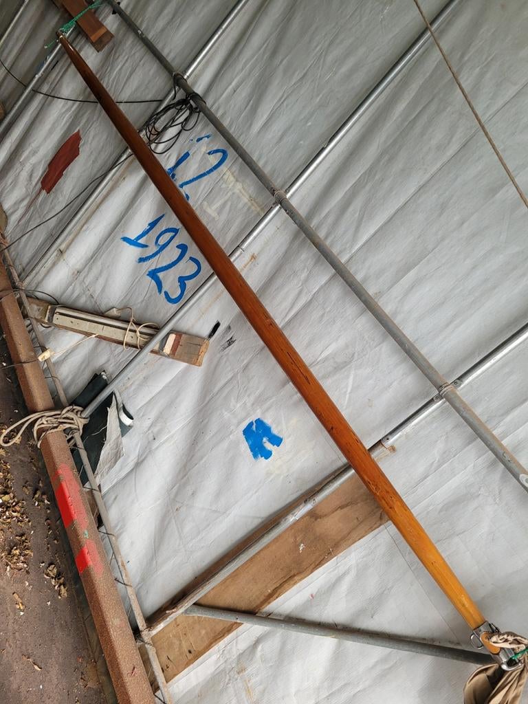 Klassieke zgan spinnaker boom met nieuw beslag, Ophalen, 6 meter of meer, Zo goed als nieuw, Toebehoren