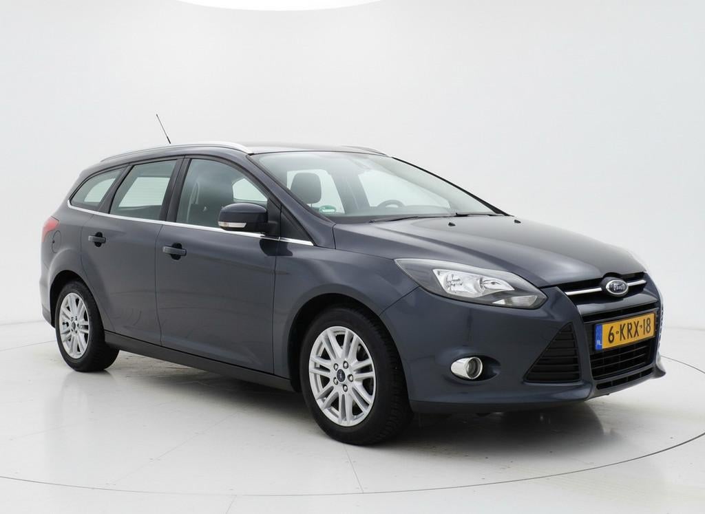 Ford Focus Wagon 1.0 EcoBoost Titanium Clima/Cruise/Trekhaak, Euro 5, Gebruikt, Origineel Nederlands, Handgeschakeld