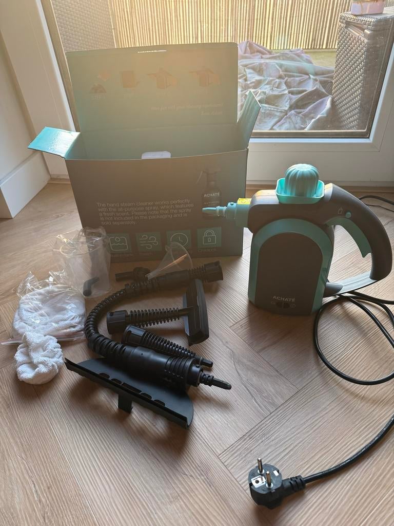 Achaté Stoomreiniger - Zo goed als nieuw, Ophalen of Verzenden, Zo goed als nieuw, Stoomreiniger