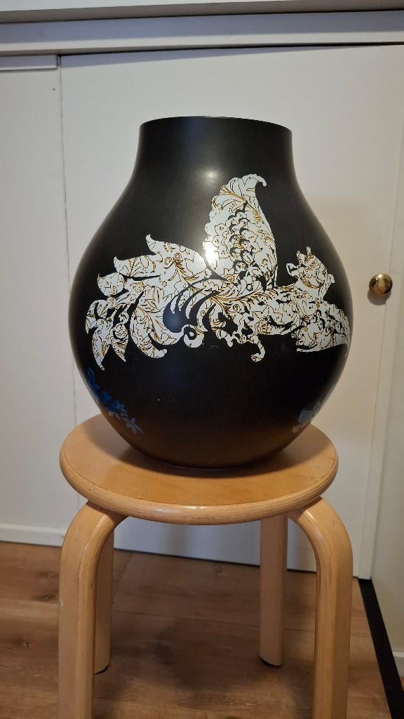 vaas, Huis en Inrichting, Woonaccessoires | Vazen, Ophalen, Overige kleuren, Aardewerk of Porselein, Zo goed als nieuw