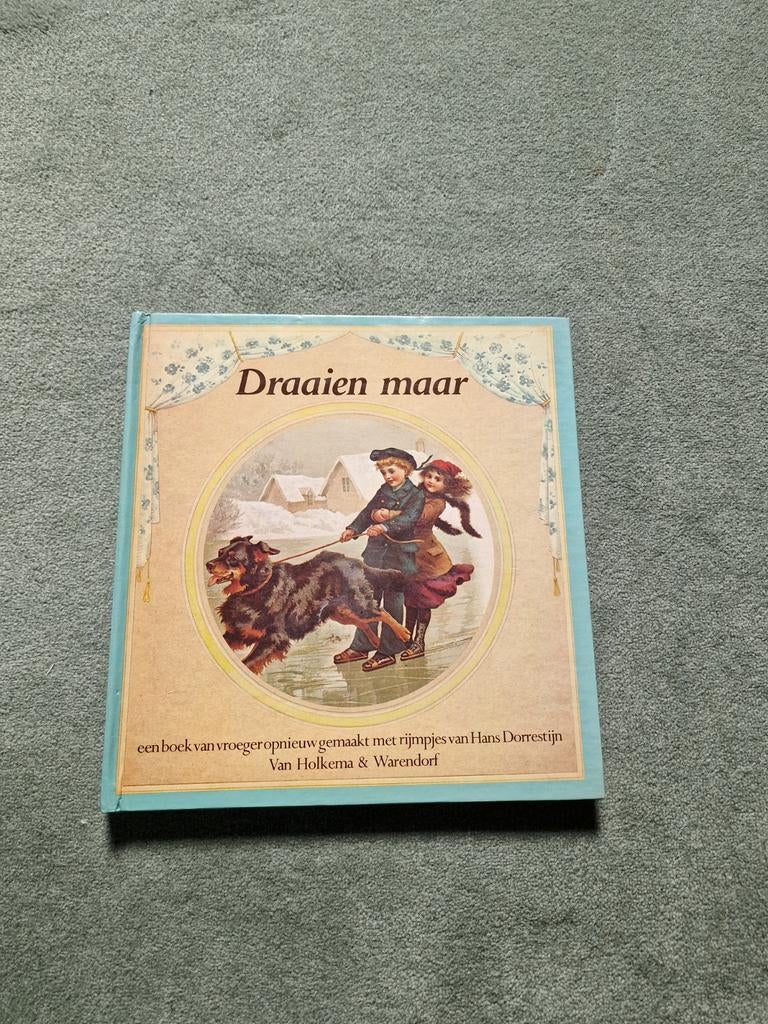 Draaien maar - Vintage kinderboek met beweegbare platen, Ophalen of Verzenden, Gelezen, Hans Dorrestijn (rijmjes), Ernest Nister (oorspronkelijk)